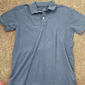 Blue gap polo
